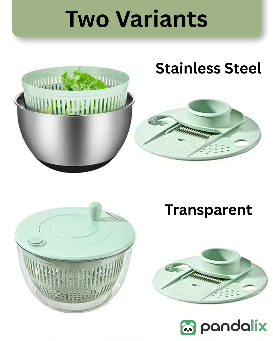 QuickPrep™ 9 in 1 Salad Maker and Spinner