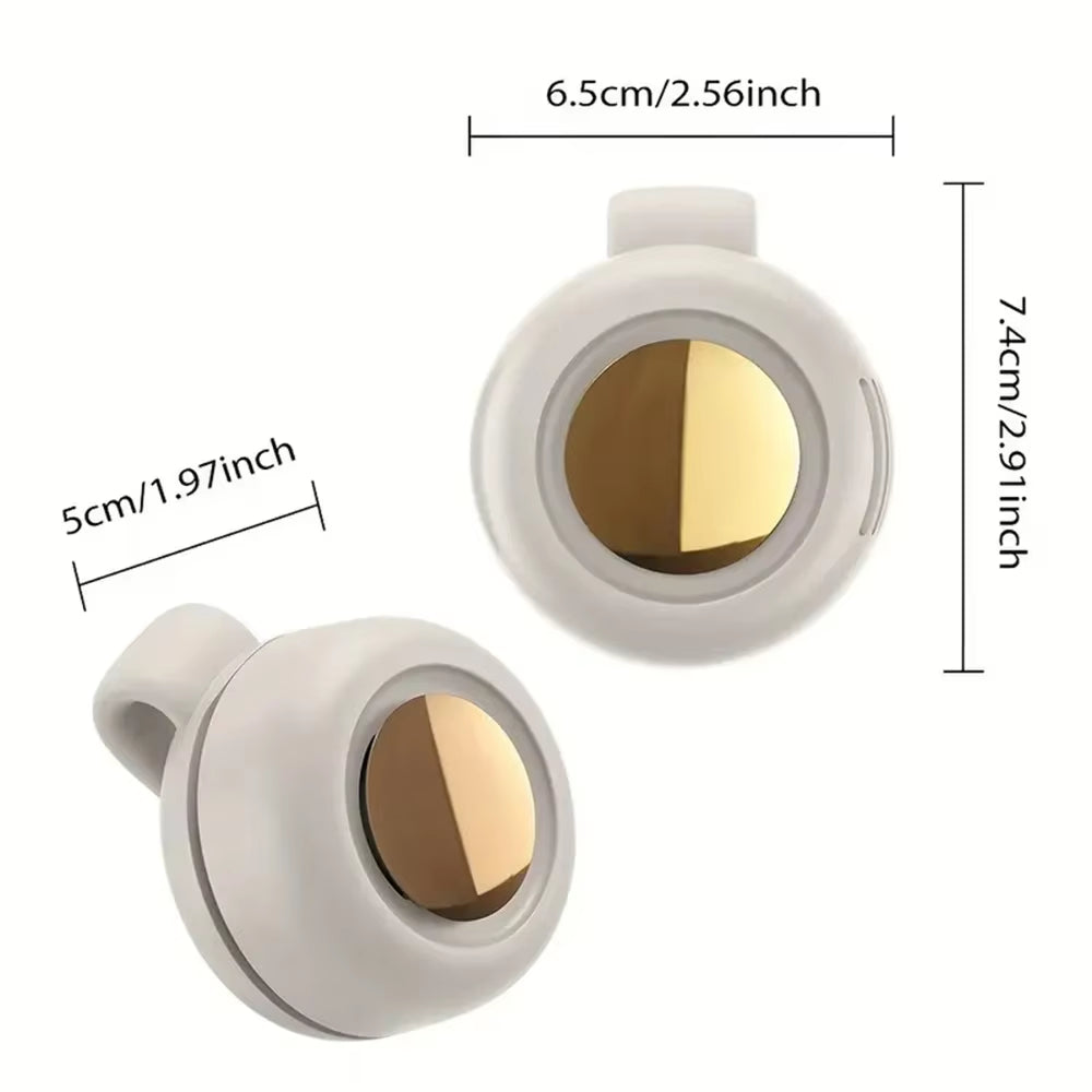 Whirlwind Leafless Fan with Portable Button Design USB Charging Silent Portable Mini Fan for Home and Outdoor Travel
