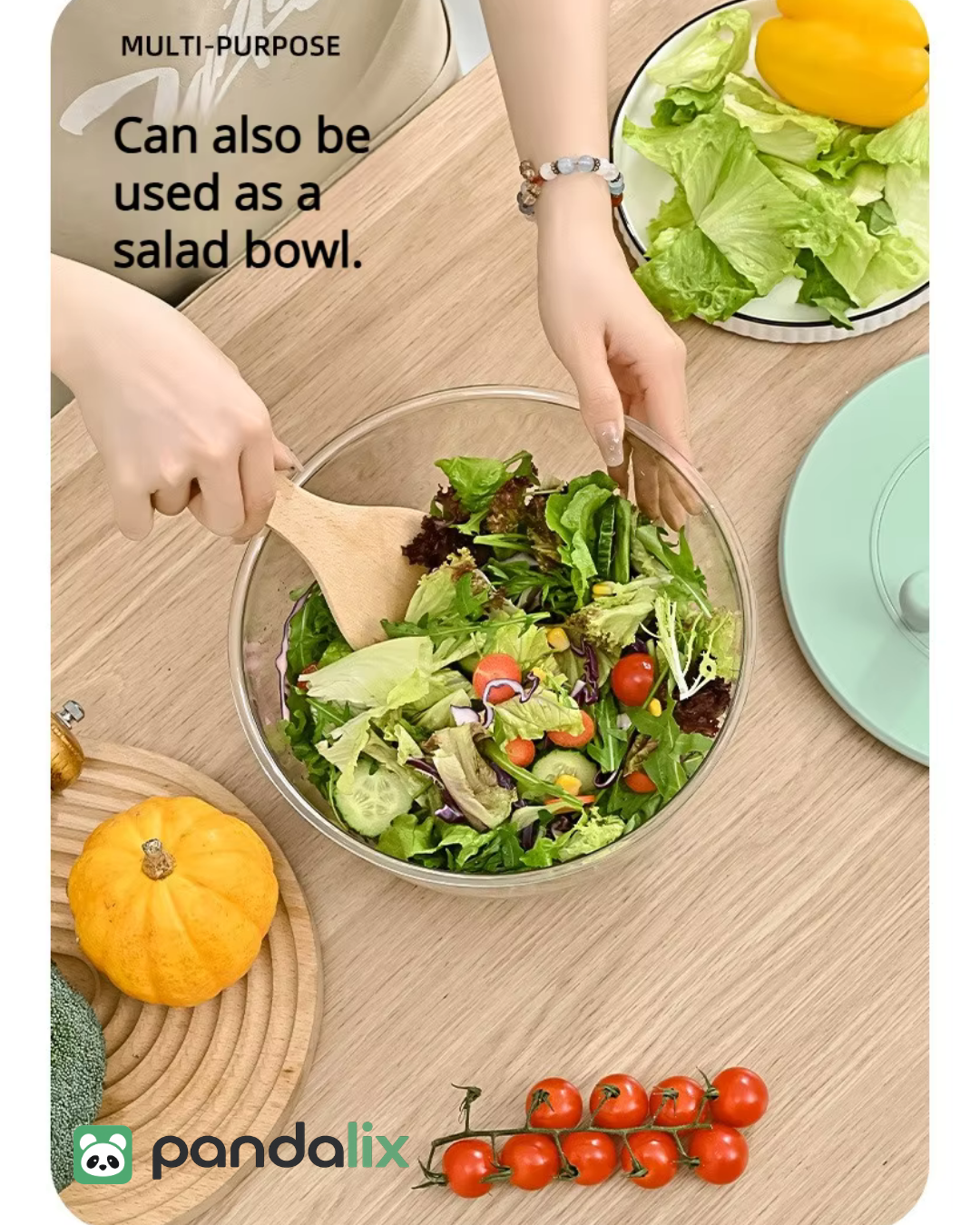QuickPrep™ 9 in 1 Salad Maker and Spinner