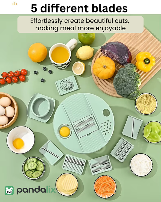 QuickPrep™ 9 in 1 Salad Maker and Spinner